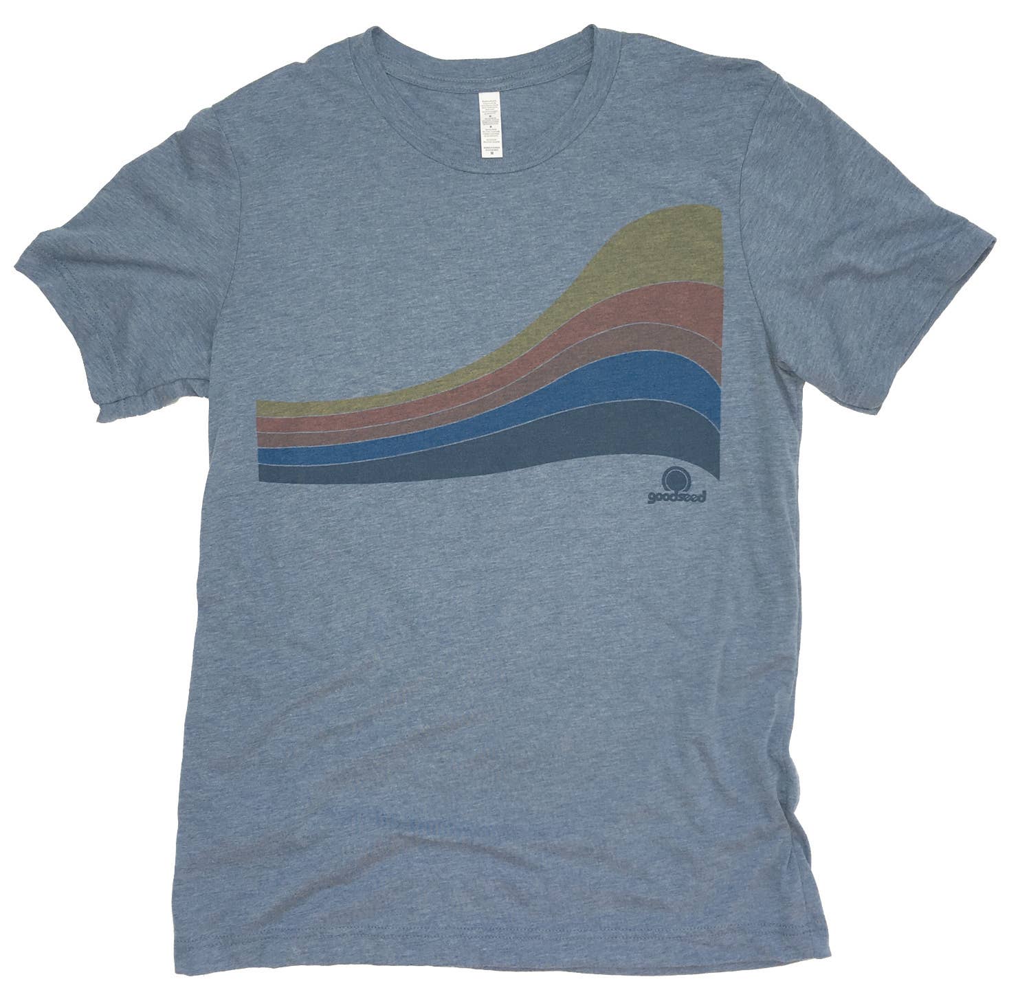 Goodseed Clothing - Wholesale Screen Printed T-Shirt - Men's - DOWN VEST-DENIM1