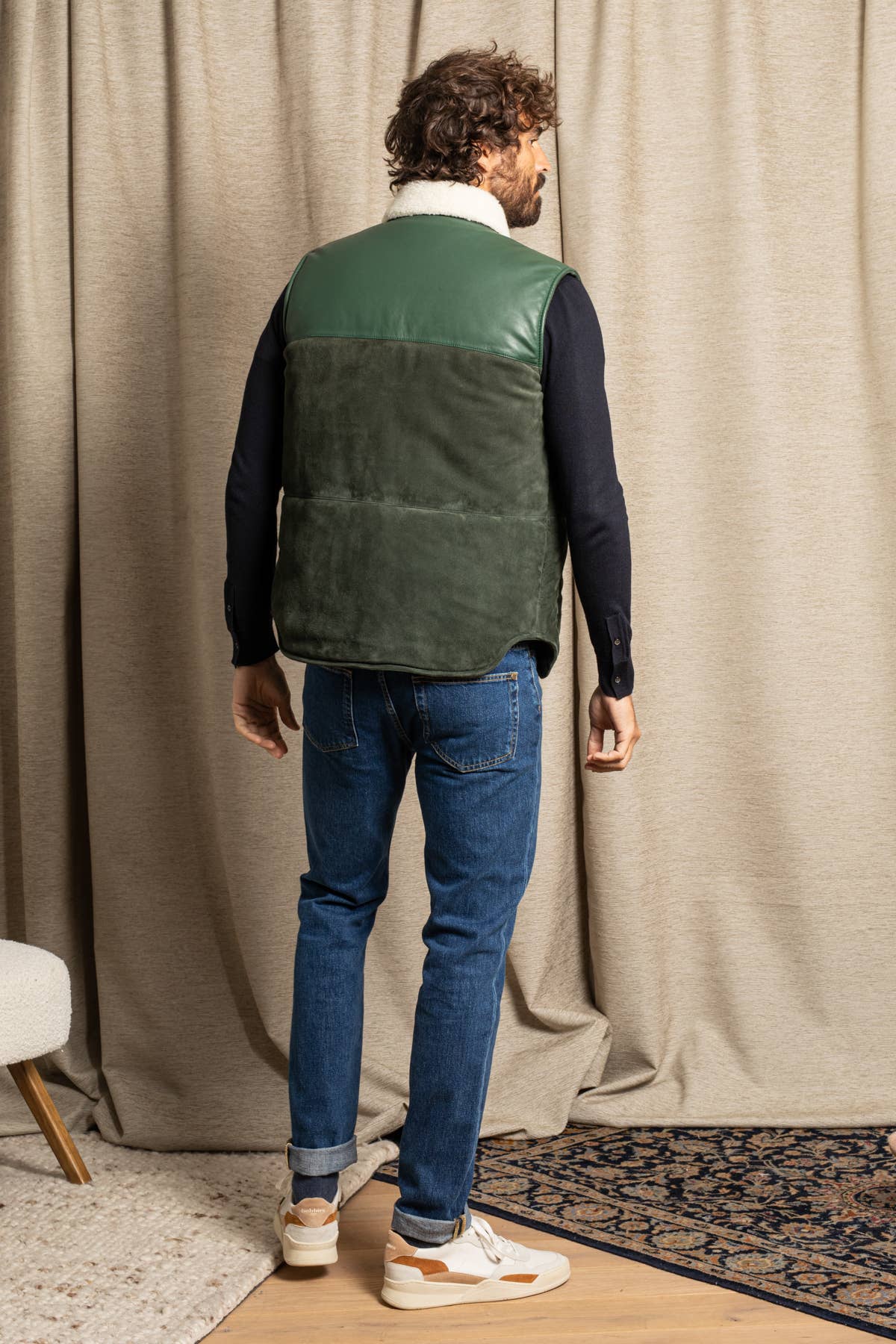 JAQK - Wholesale Outerwear Vest - Men's - Lucky Pine Green Sleeveless Down Jacket3