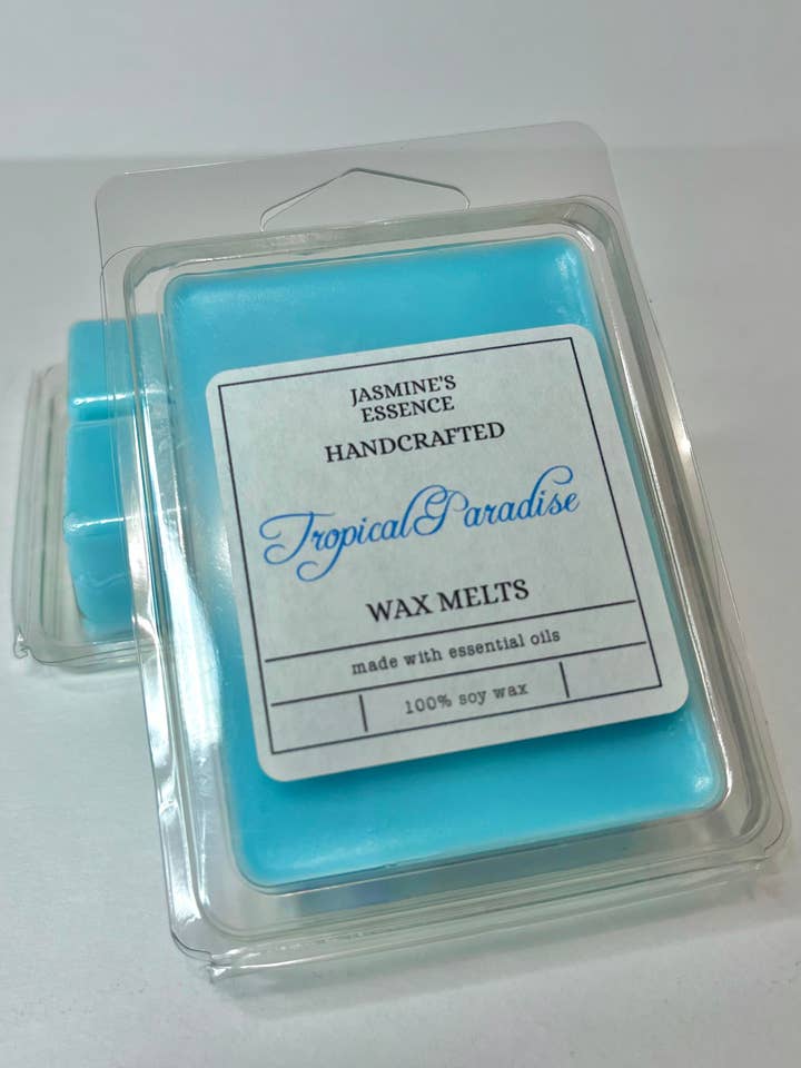 Fusione di cera Tropical Paradise per la vendita all'ingrosso da parte di Jasmine’s Essence