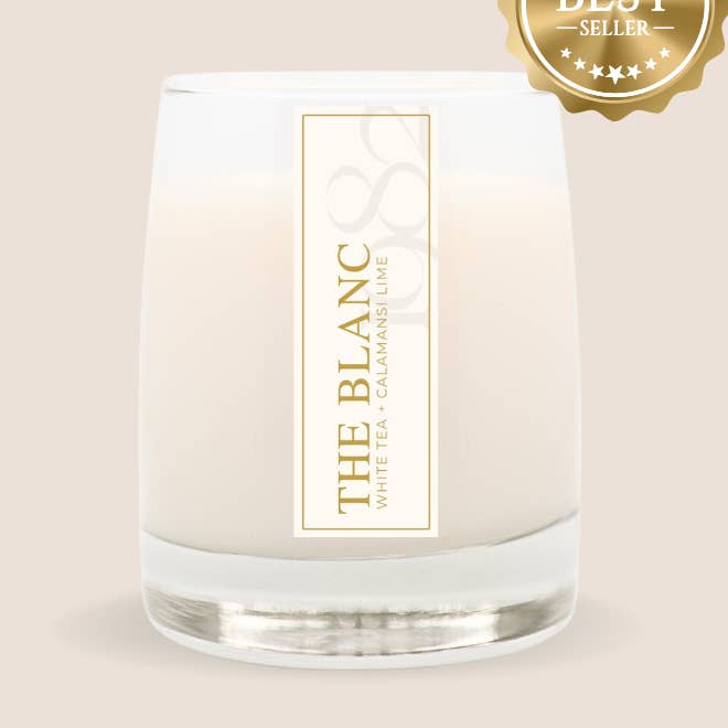 The Blanc (8.5 oz Single Wick) Candle for wholesale by 1982 Candle Co.