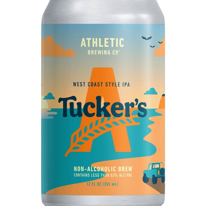 Athletic Brewing Company - Wholesale Non-Alcoholic Beer - Tucker's West Coast IPA (Non-Alcoholic) 24-Can Case of 4x6-P