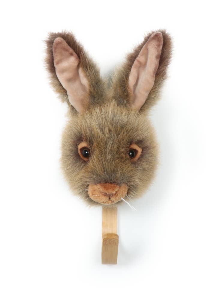 Coat hanger Brown Hare for wholesale by WILD & SOFT