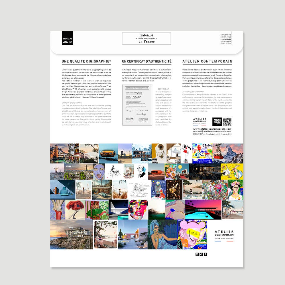 Atelier Contemporain - Wholesale Art Print - Fine Art Print - "Loly" - C. Malsert4