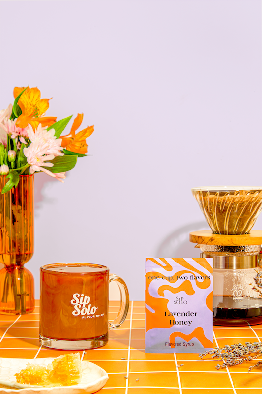 Sip Solo - Wholesale Flavored Syrup -  Lavender Honey single-serve flavored syrup2