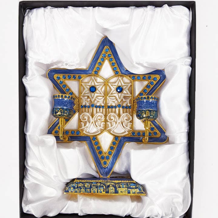 Collection by Nouvelle - Wholesale Candle holder - Star of David Design Candle holder2