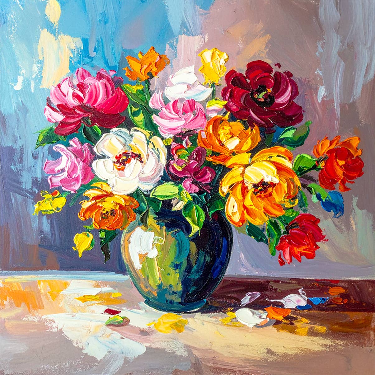 Artige BV - Vendita all'ingrosso Scultura - Fiori in vaso - piastrella in pietra naturale3