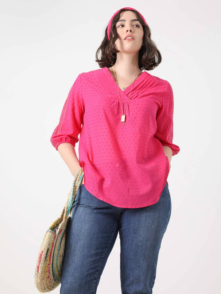 Plumetis blouse (Expedition 25-28 February) for wholesale by Jean-Marc-Philippe