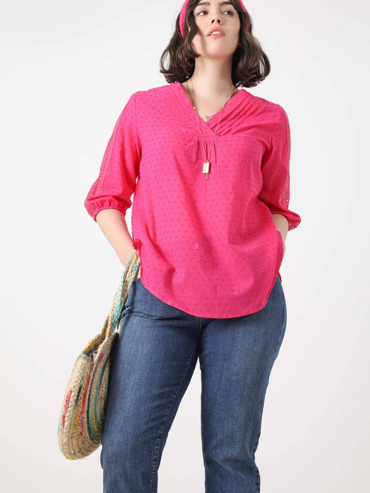 Plumetis blouse (Expedition 25-28 February) for wholesale by Jean-Marc-Philippe