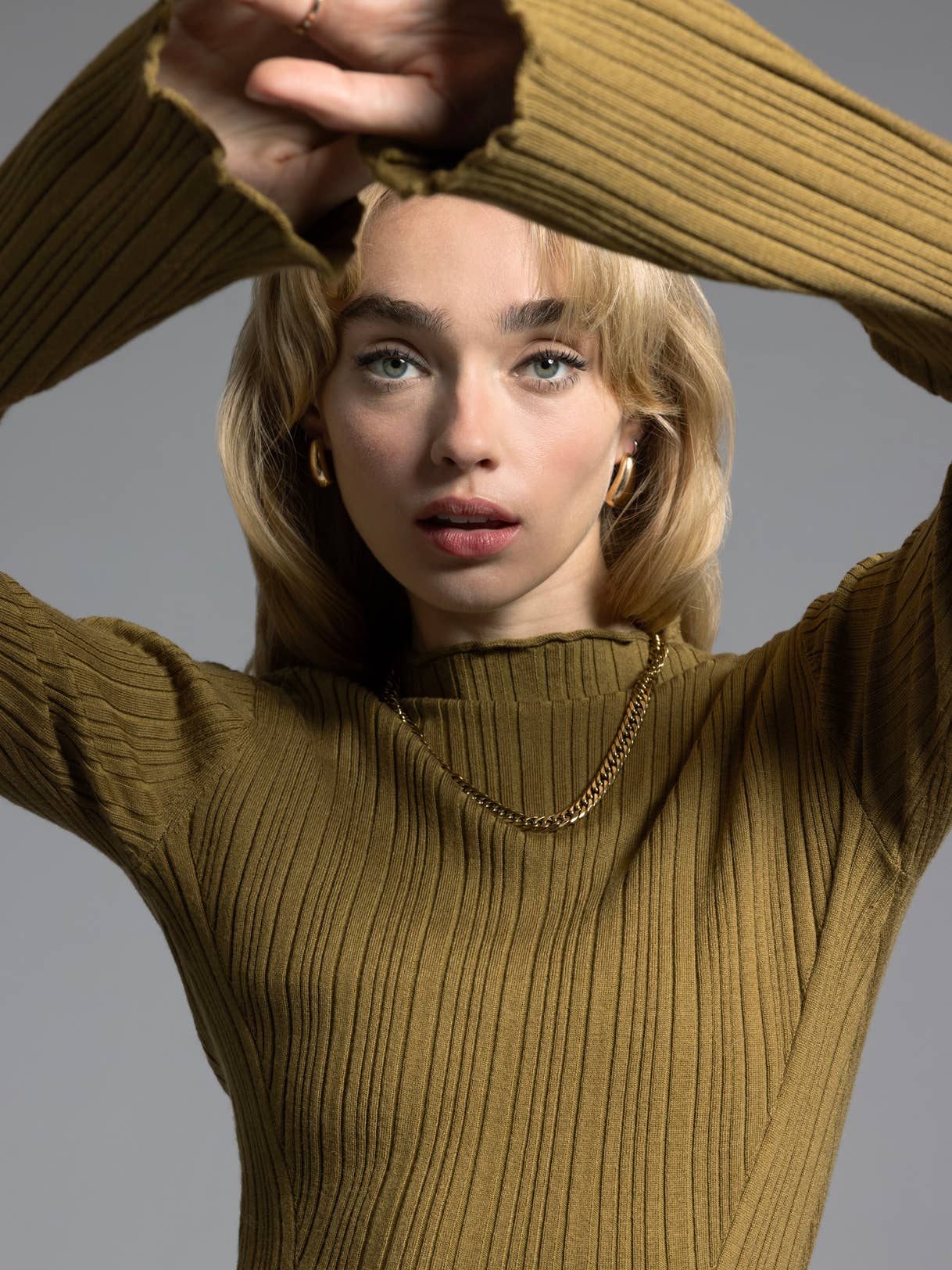 Weekend Los Angeles - Wholesale Dress - Women's - Mock Neck Ribbed Dress - MIRREN DRESS5