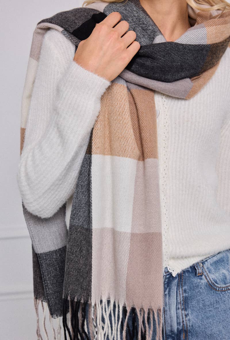 BYREN | ÉLINE L'ATELIER – Großhandel Schal – Damen – Karierter Schal FL208DF6