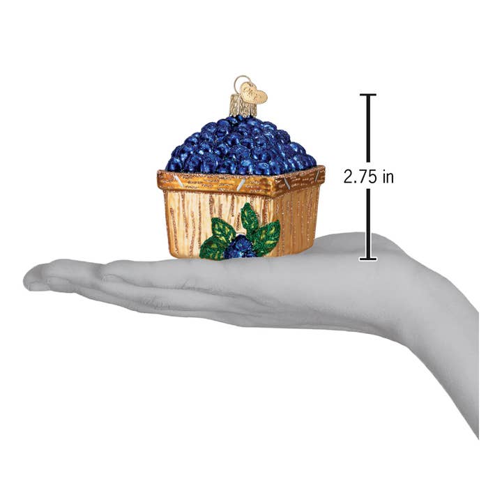 Old World Christmas - Wholesale Ornament - Basket Of Blueberries2