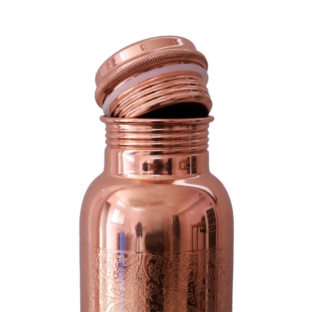 Shared Earth - Wholesale Water bottle - Copper water bottle, engraved, 600ml1