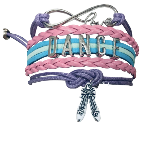 Sportybella – wholesale Charm/dangle bracelet – Ballet Charm Bracelet - Pick Colors1