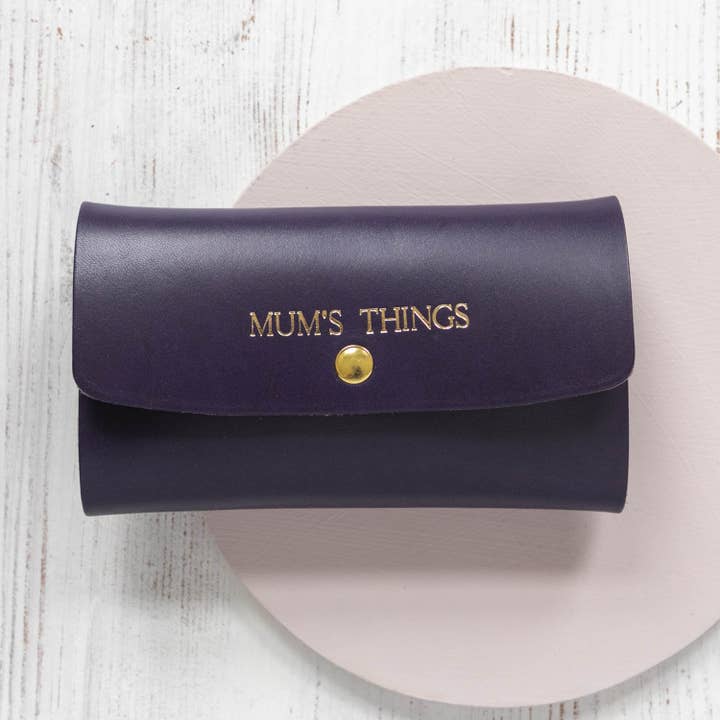 British Handmade Leather Pouch Gift for wholesale by WILLIAMS HANDMADE