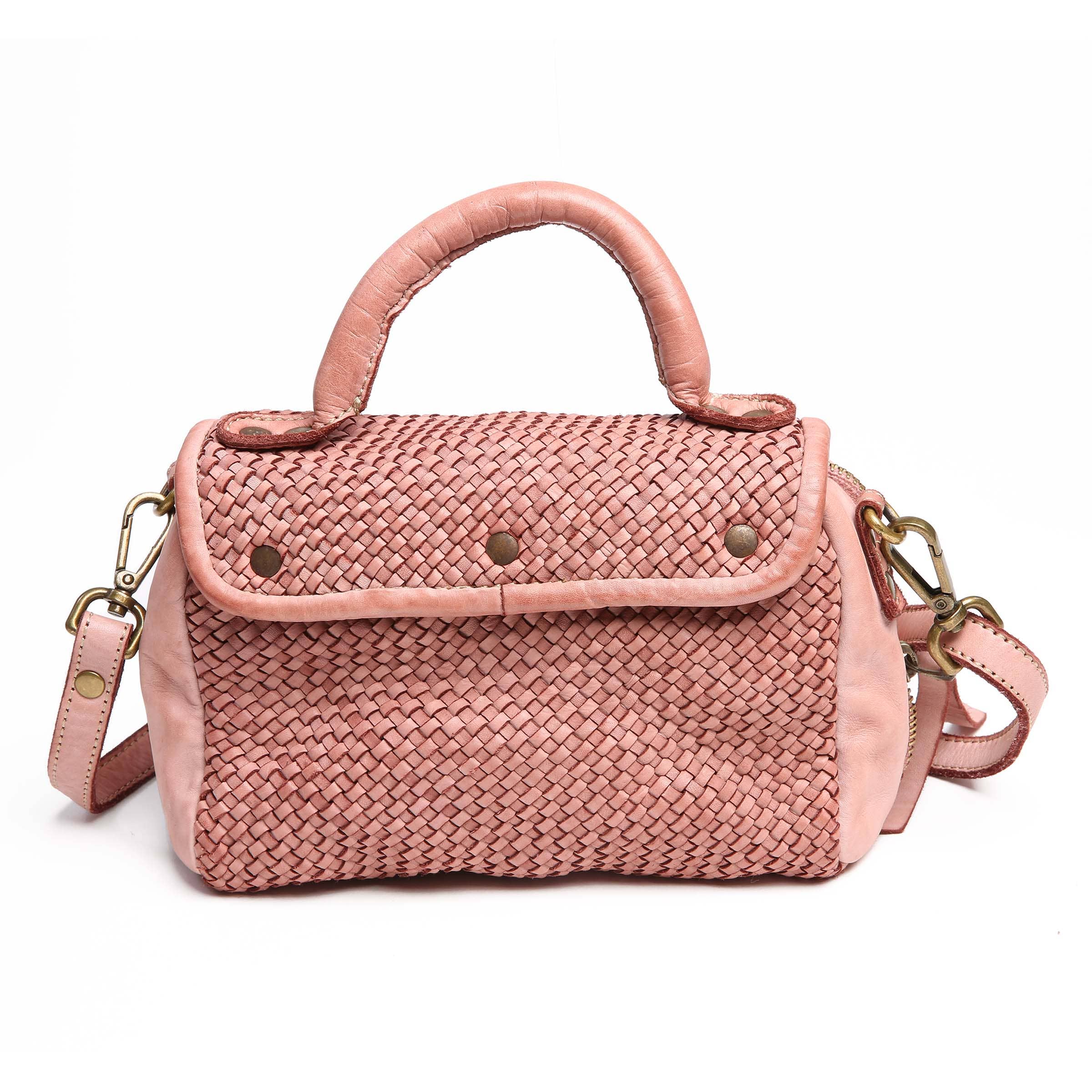 Bolsa Nova Handbags - Wholesale Crossbody Bag - Women's - Lily Woven Leather Minibag27
