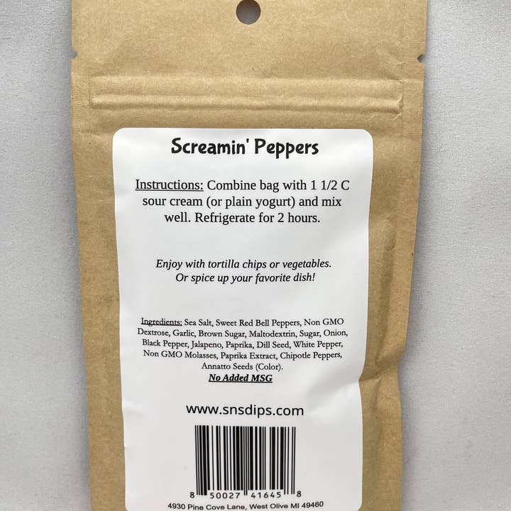 SnS Dips - Wholesale Dip - Screamin' Pepper
