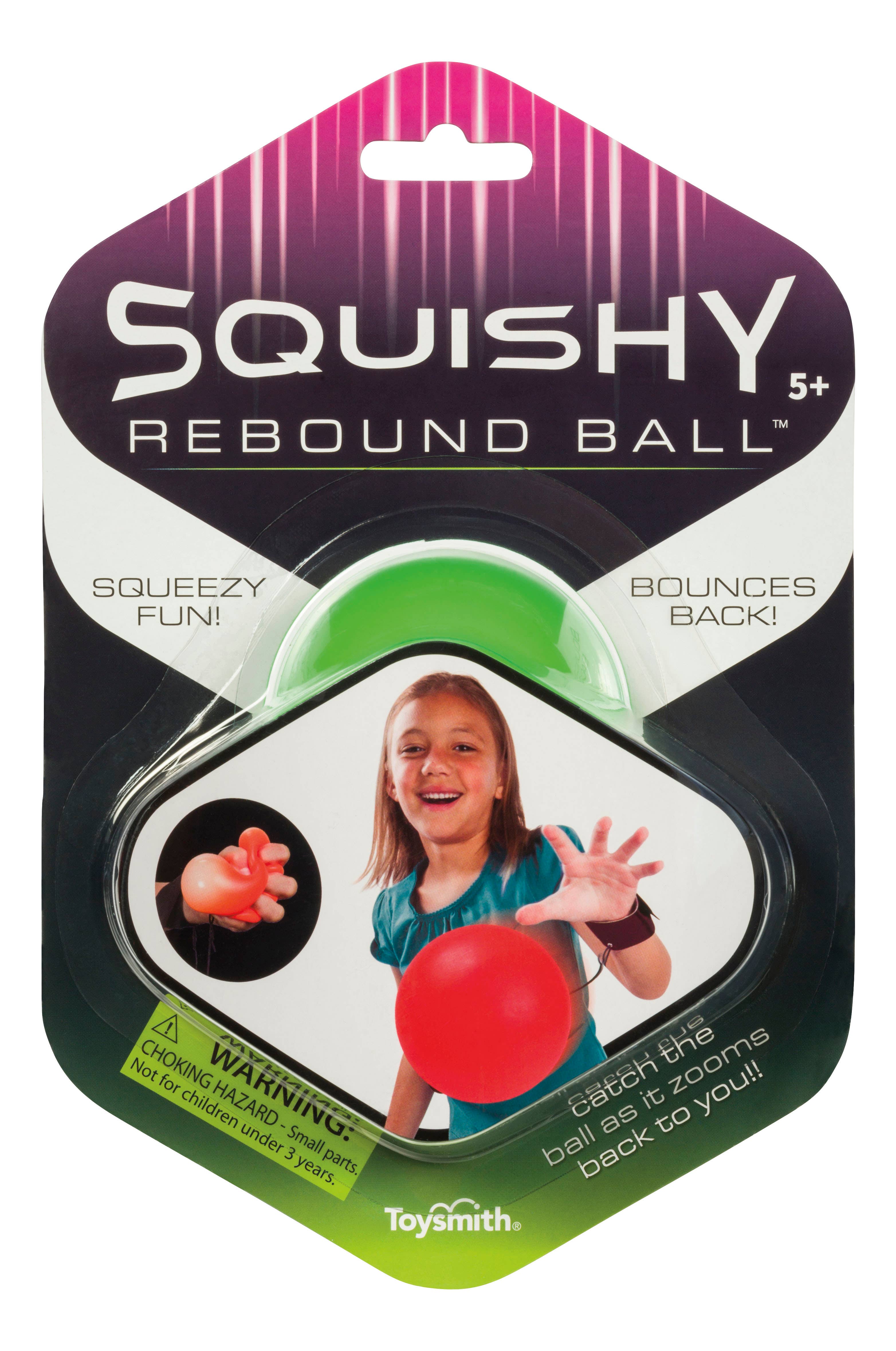 Toysmith - Wholesale Squishy Toy - Kids & Baby - Squishy Rebound Ball With Wrist Strap - Assorted Colors7