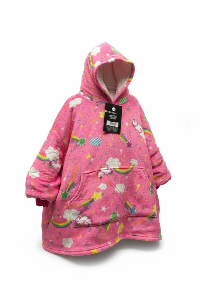 ROBE DE CRIANÇA 600G UNICÓRNIO por atacado de Willy be Smart