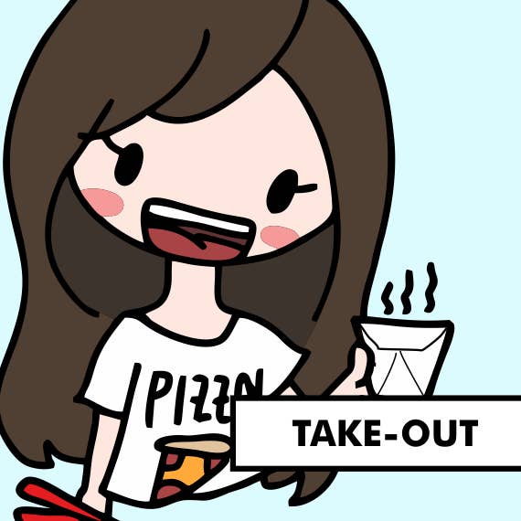 Bestellte Takeout Sarah Aufkleber für den Großhandel von Stickies by C&S