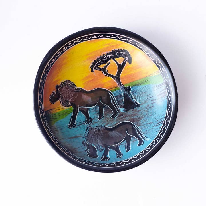 Soapstone Bowls - Animal Drawn for wholesale by Ecodunia