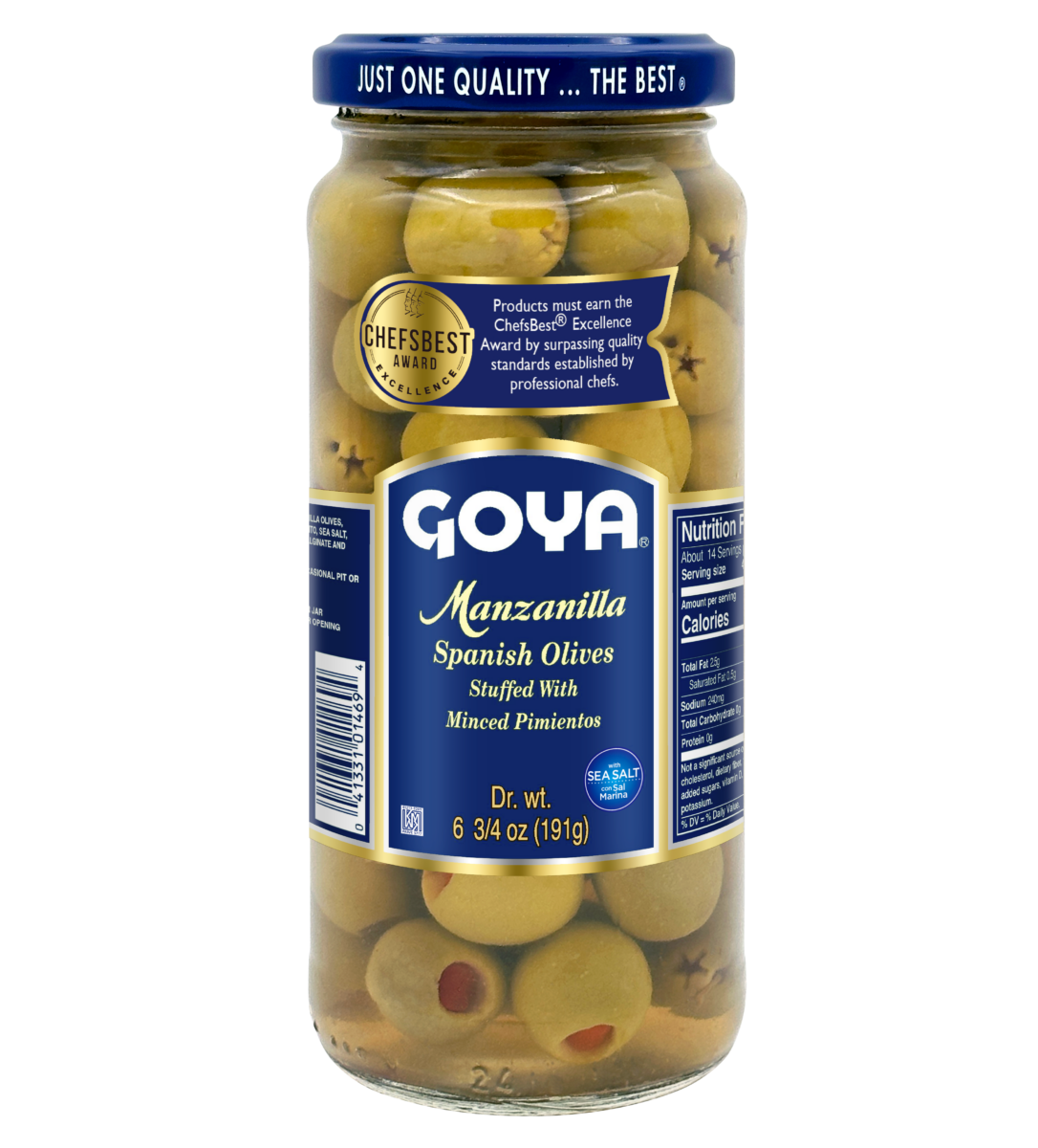 L&F Universal Goods - Wholesale Olives - GOYA Manzanilla Olives 12/2 3/4 oz.0