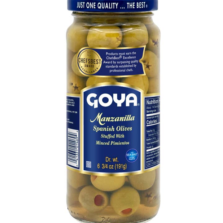 L&F Universal Goods - Wholesale Olives - GOYA Manzanilla Olives 12/2 3/4 oz.0