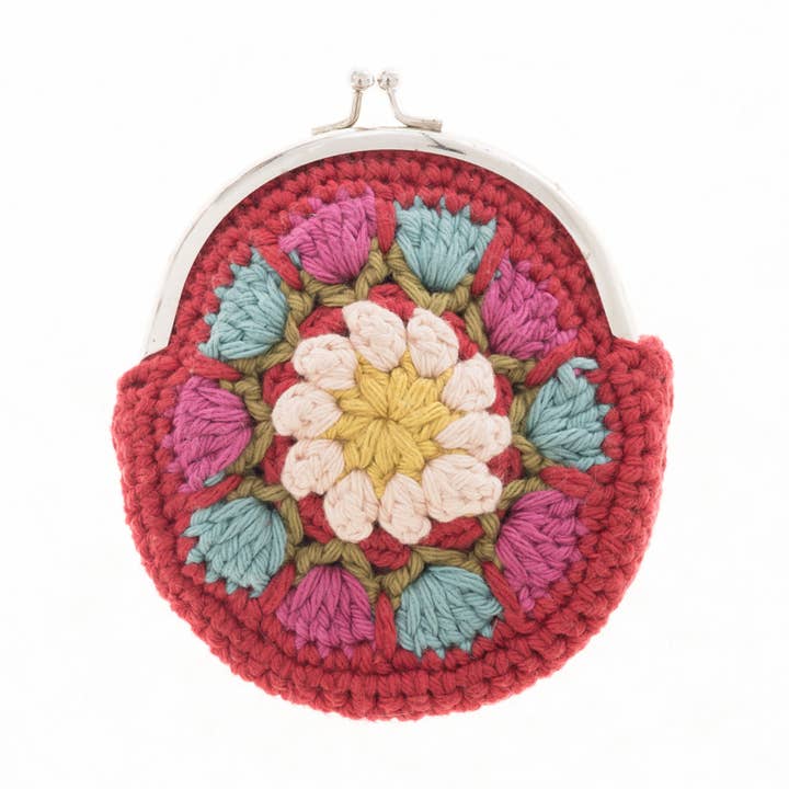 Virkad låspåse för wholesale av French Knot