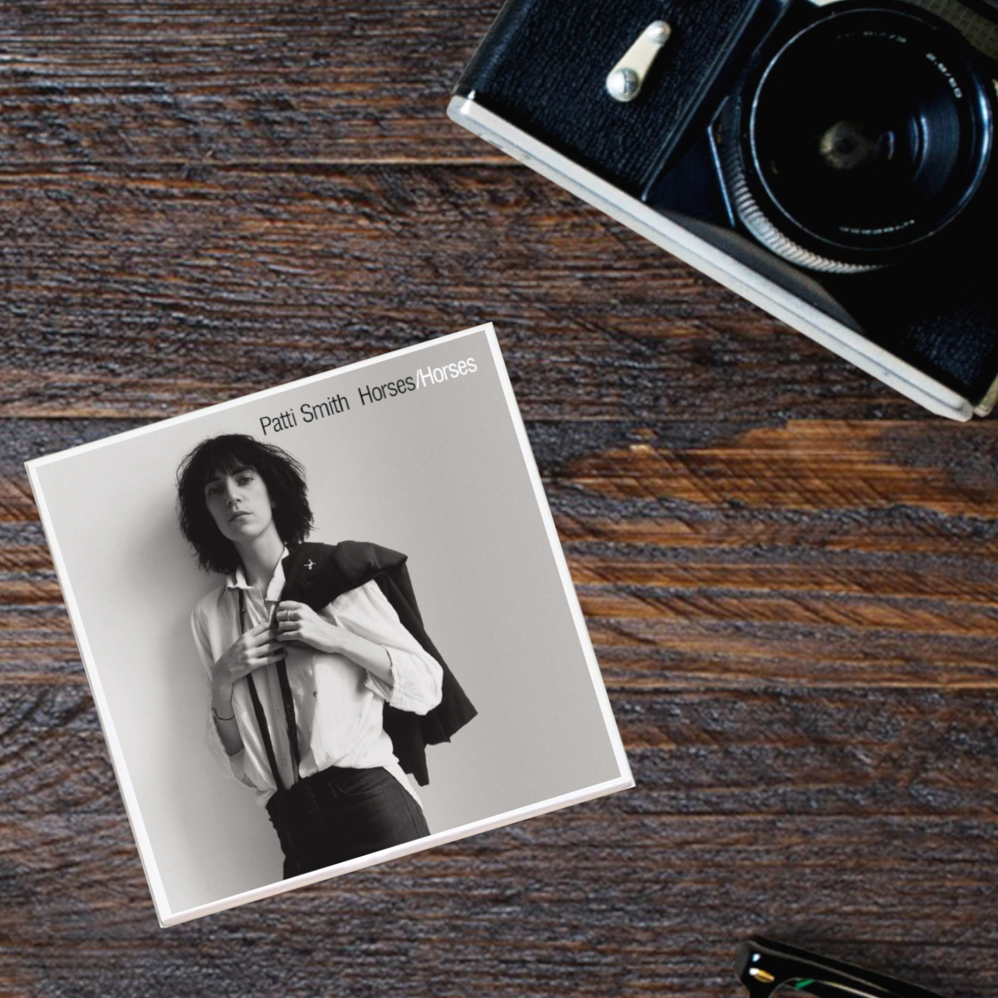 Lucky Mfg. Co. - Wholesale Coasters - Patti Smith 'Horses' Album Coaster1