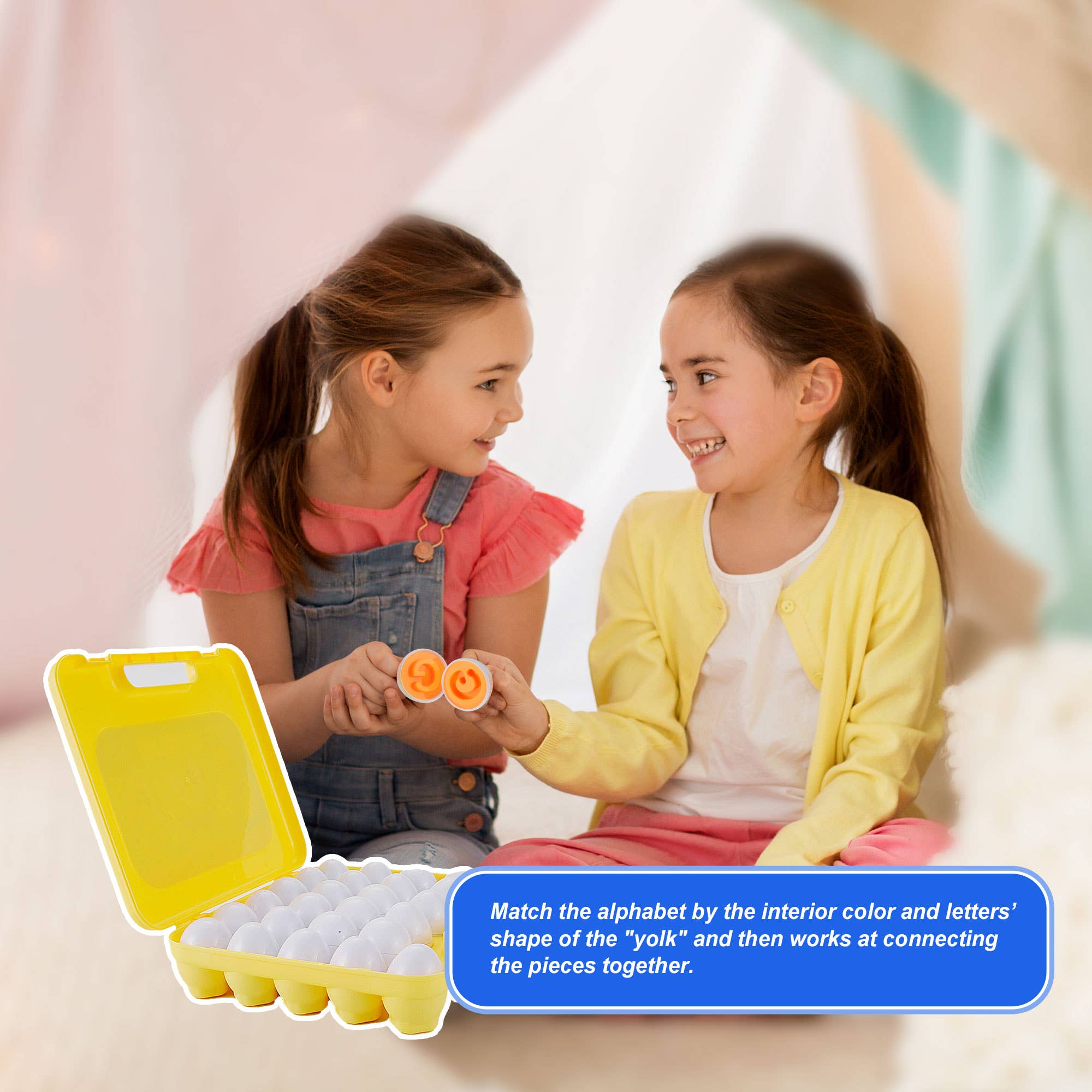 AZ Trading & Import (Toys, RC Toys & More) - Wholesale Toy Set - Kids - Letters Matching Eggs 26PCS ABC Alphabet Color Sorter Puzzle20