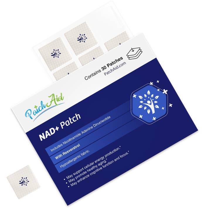 PatchAid - Wholesale Oral Supplement/Vitamin - NAD+ Patch - Energy & Healthy Aging Support7