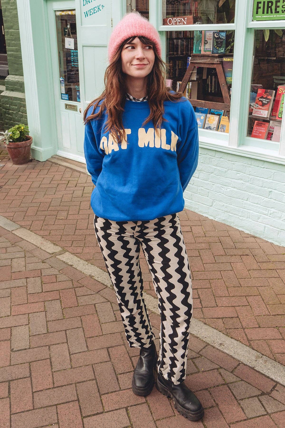 Limpet Store - Wholesale Graphic Sweatshirt - Women's - The Oat Milk Oversized Sweatshirt18