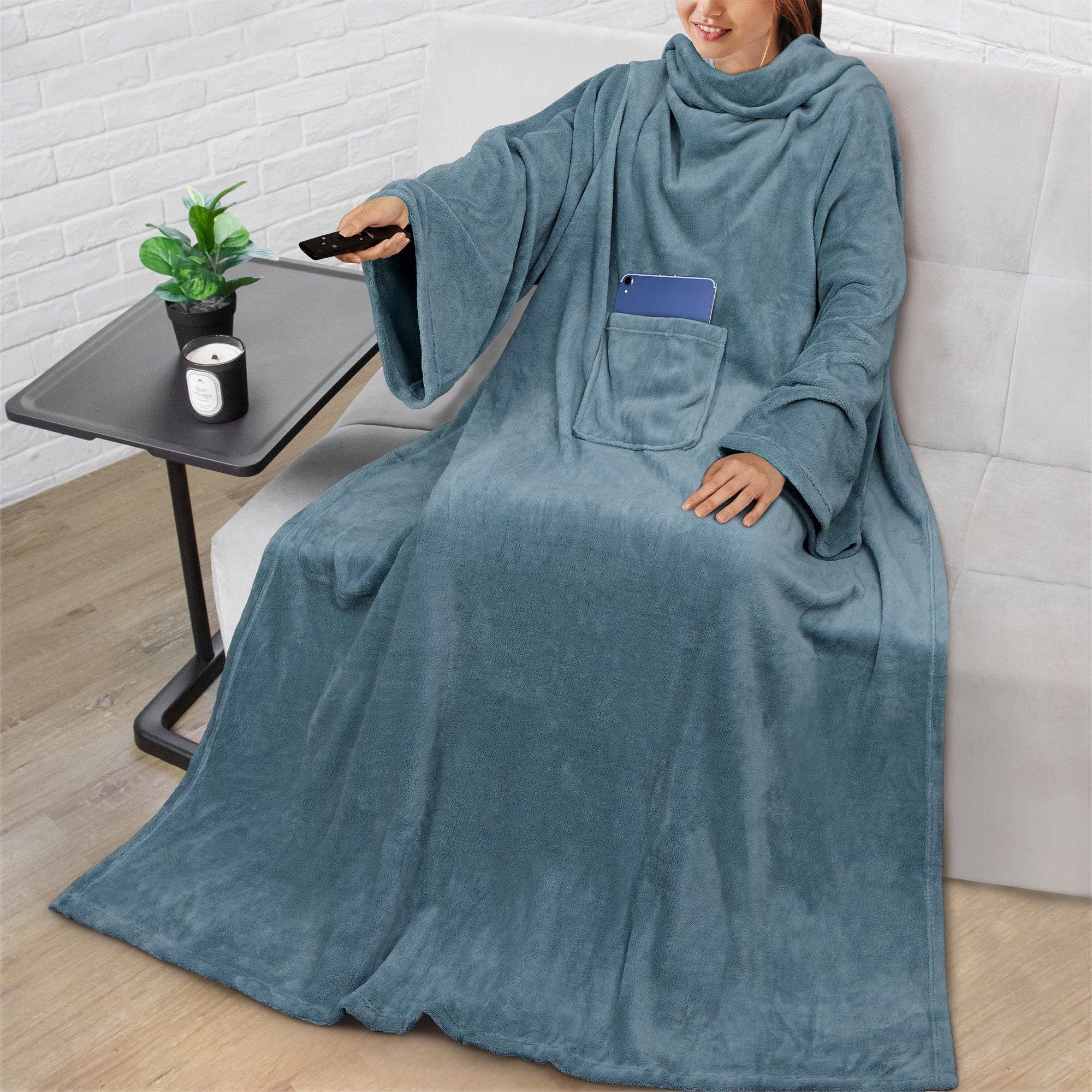 Pavilia - Vendita all'ingrosso Plaid - Coperta con maniche - Tasca applicata1