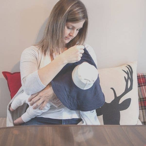 Mobo Co. - Wholesale Nursing Cover - Maternity - Mobobaby Nursing Cover + Hat - Natural7