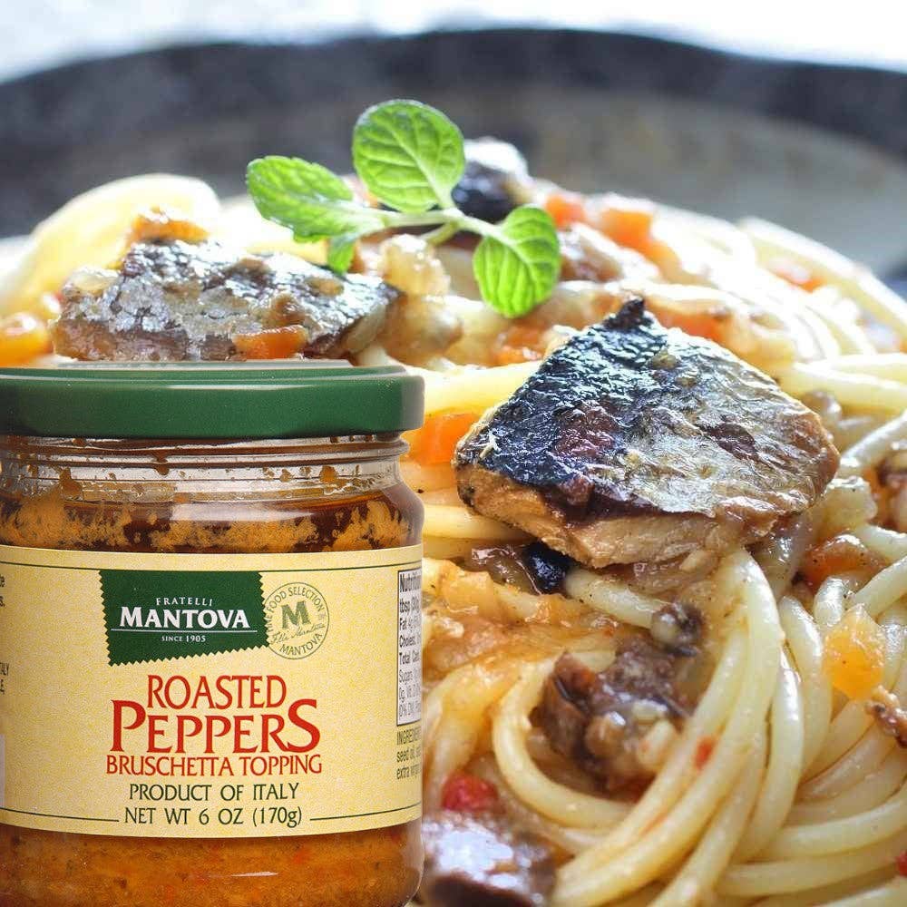 Fine Italian Food - Wholesale Sauce - Roasted Peppers Bruschetta, 6 oz.3