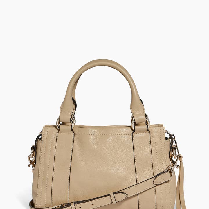 Camel Zip Me Up Mini Satchel for wholesale on Faire5