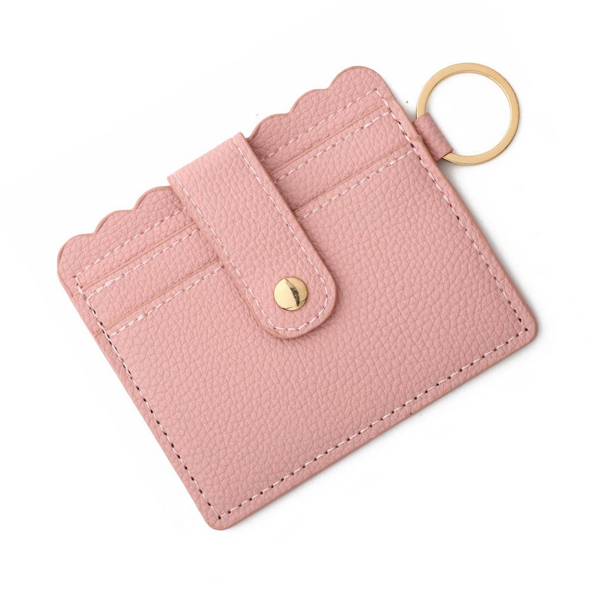 ACCITY - Wholesale Card Holder - Women's - Multi-Card PU Wallet with Keychain & Coin Pocket_CWAB49372