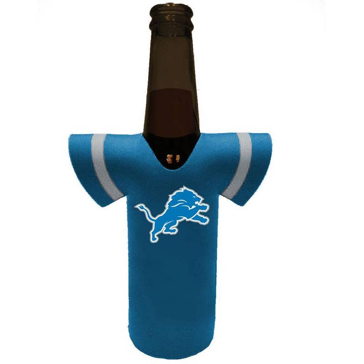 Bottle Jersey Insulator, Detroit Lions for wholesale by The Memory Company