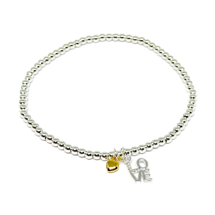 Laurelle Love Bracelet - Rose Gold for wholesale by Clementine Jewellery