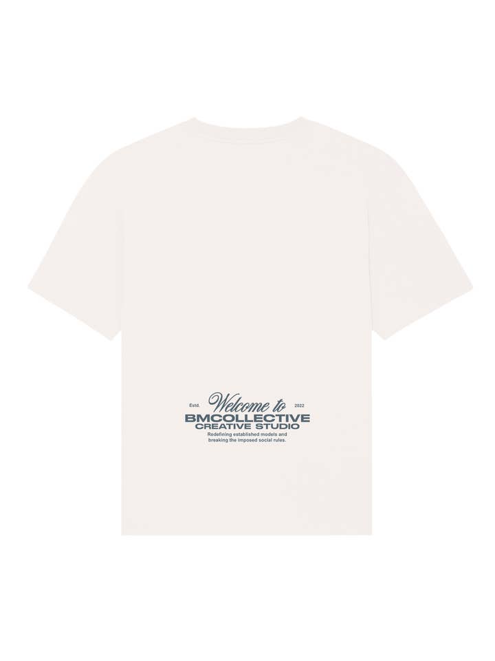 Tee Branco Coletivo por atacado de BMCollective