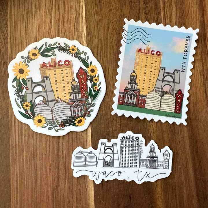 Designs with Jamie – Großhandel Aufkleber – Waco Skyline Aufkleber3