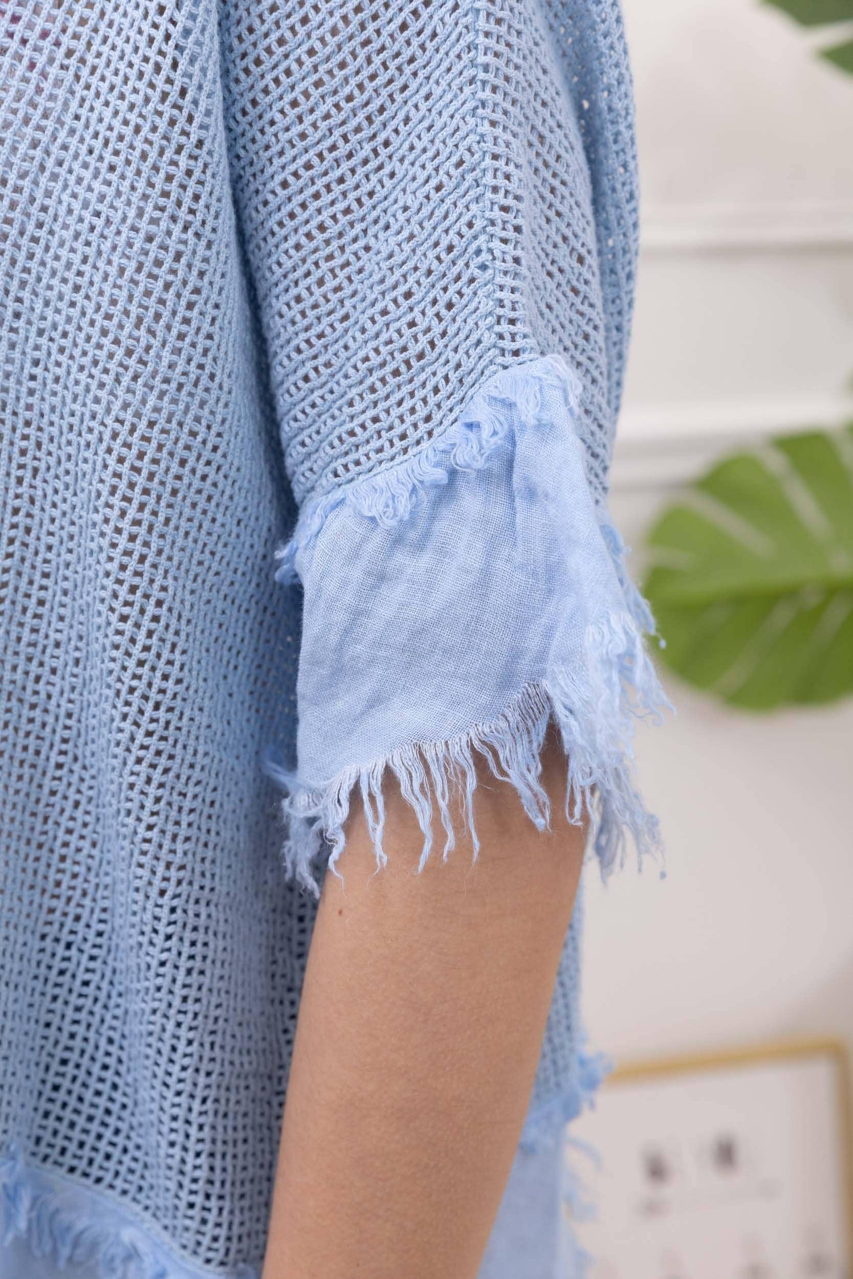 LINEN & COTTON HOUSE – Großhandel Bluse – Damen – TOP AUS BAUMWOLLSTRICK 23911 100 % BAUMWOLLE55