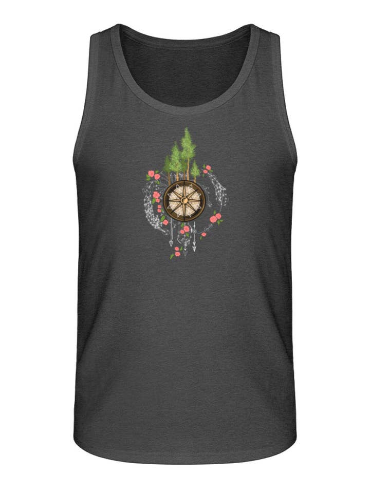 Débardeur bio Premium Compass of Nature pour hommes pour la vente par Uwaldu