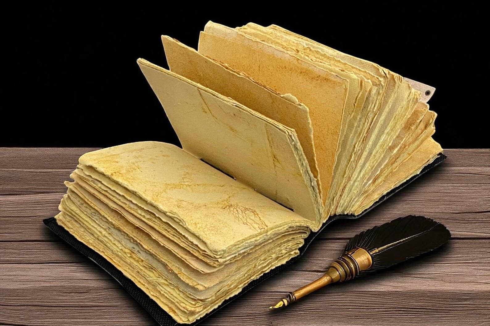 MNM HANDICRAFTS - Wholesale Journal/Diary - Phoenix Leather Journal Rebirth Grimoire Book Handmade Fire2