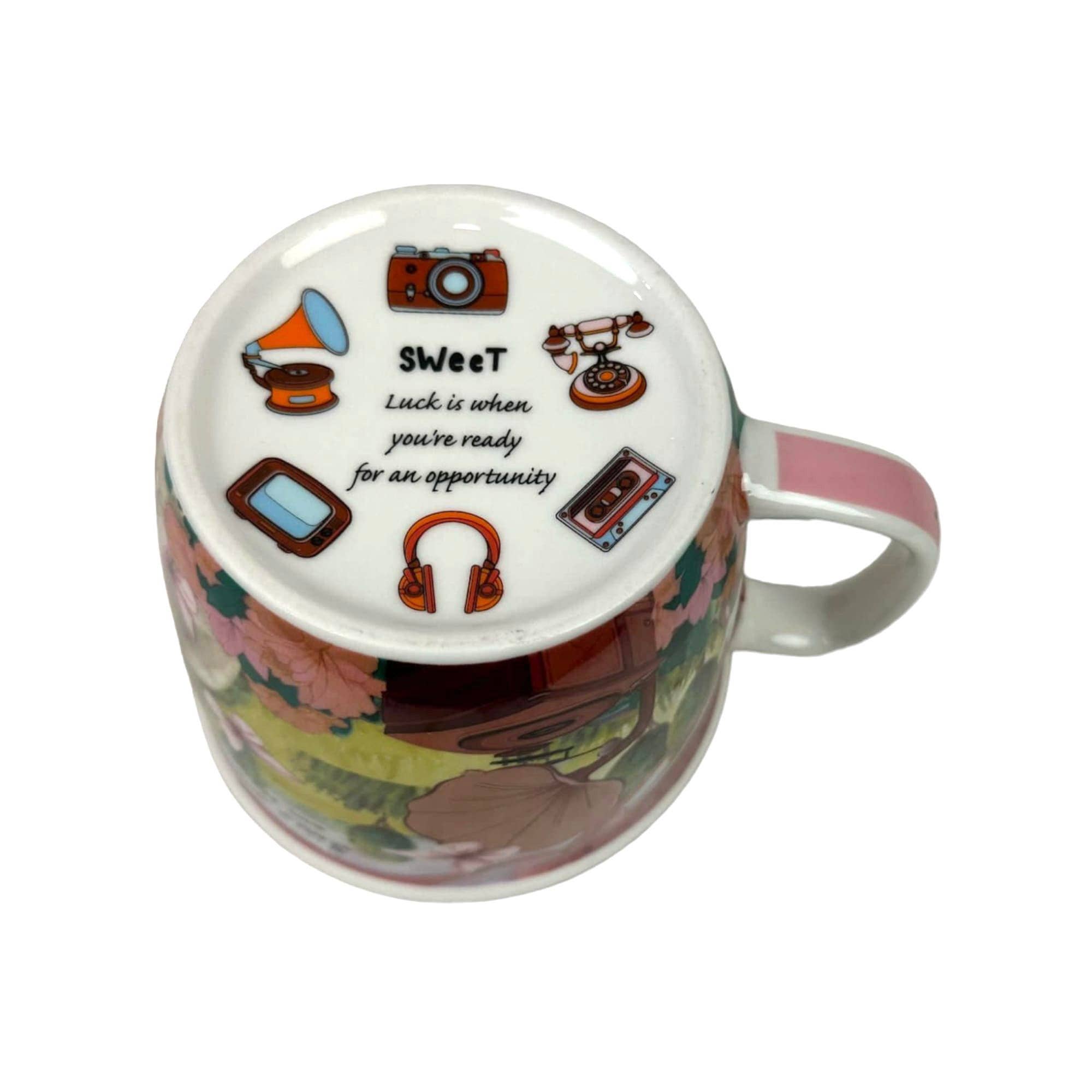 multicolore Tazza in ceramica da donna della collezione Sweet Candy in vendita all'ingrosso su Faire12