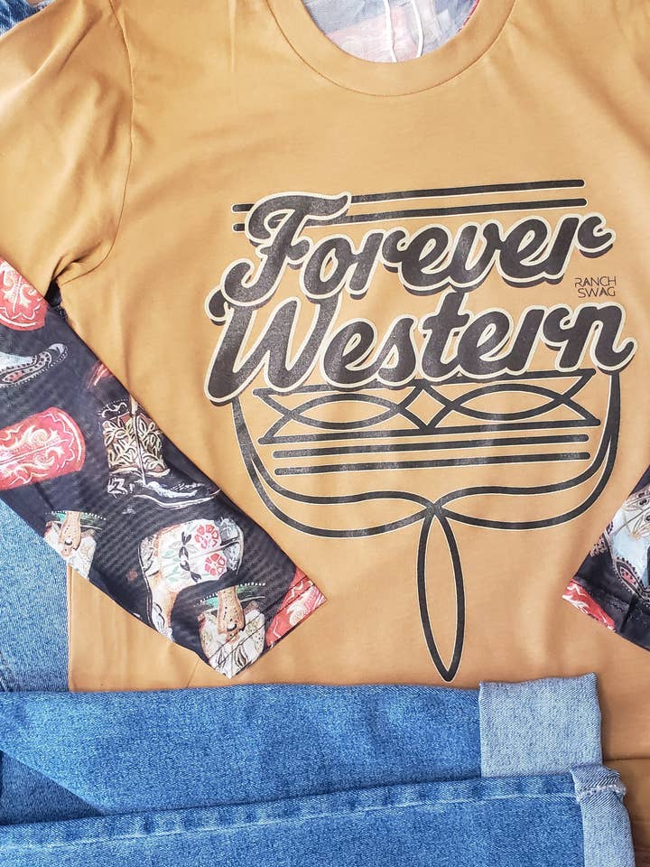 2025 Forever Western Graphic Tee for wholesale by Ranch Swag