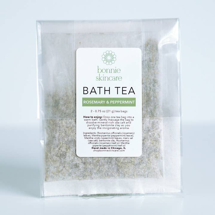 Bath / Bath Tea - Rosemary & Peppermint for wholesale by Bonnie Skincare