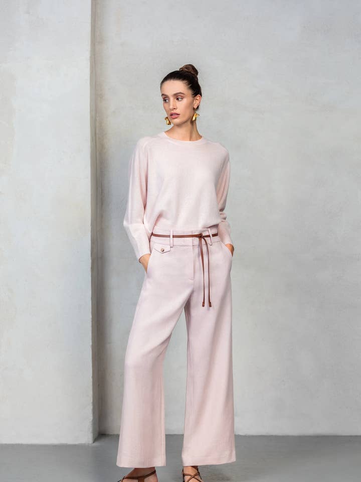 Hoch taillierte Schlaghosen für den Großhandel von Spoon