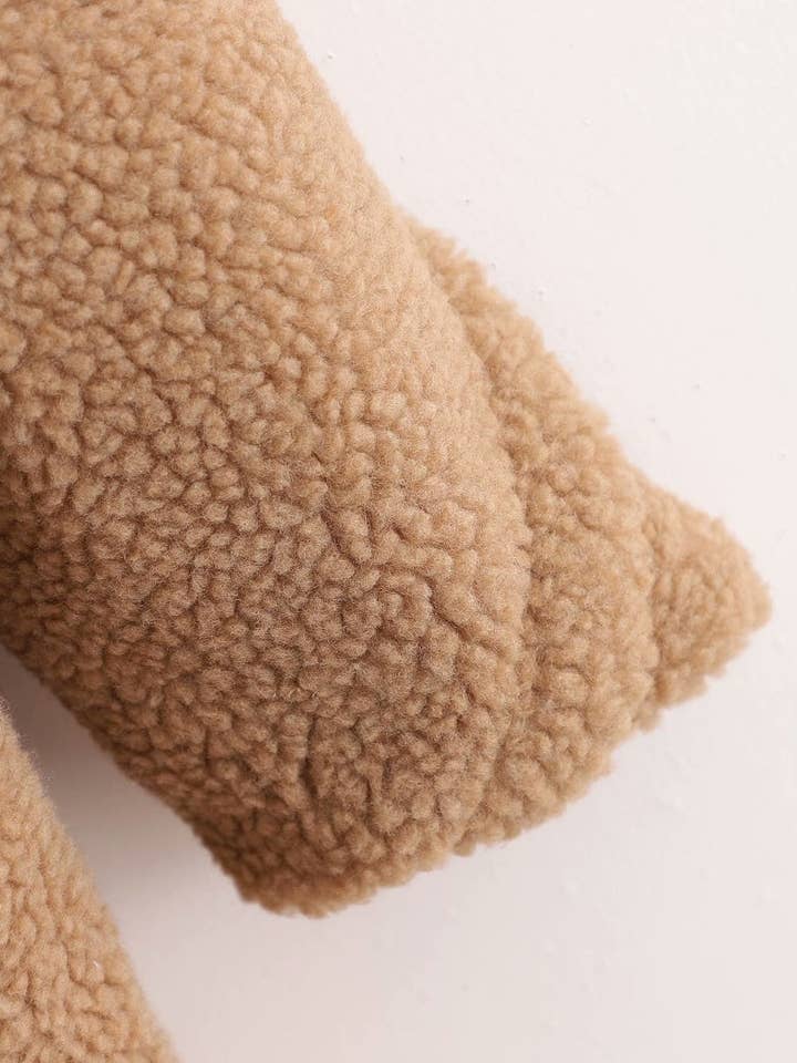 safistyle - Wholesale Fur/Faux Fur Coat - Women's - Teddy Coat with Notched Lapels9