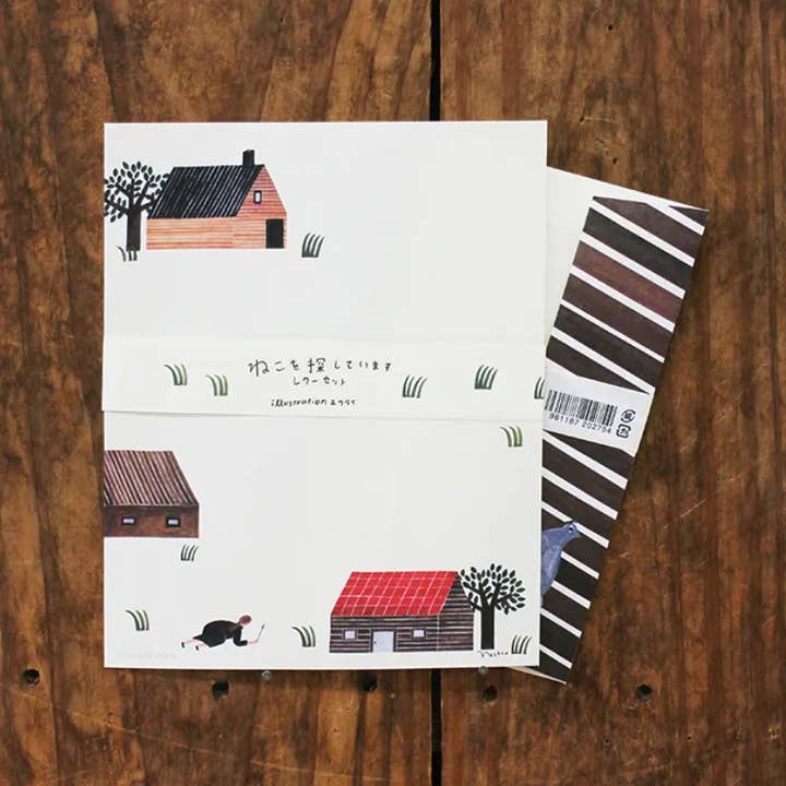 Conjunto de Letras Japonesas de Gravata – À Procura de Design de Gato por atacado de 「FUNJI」In Japan