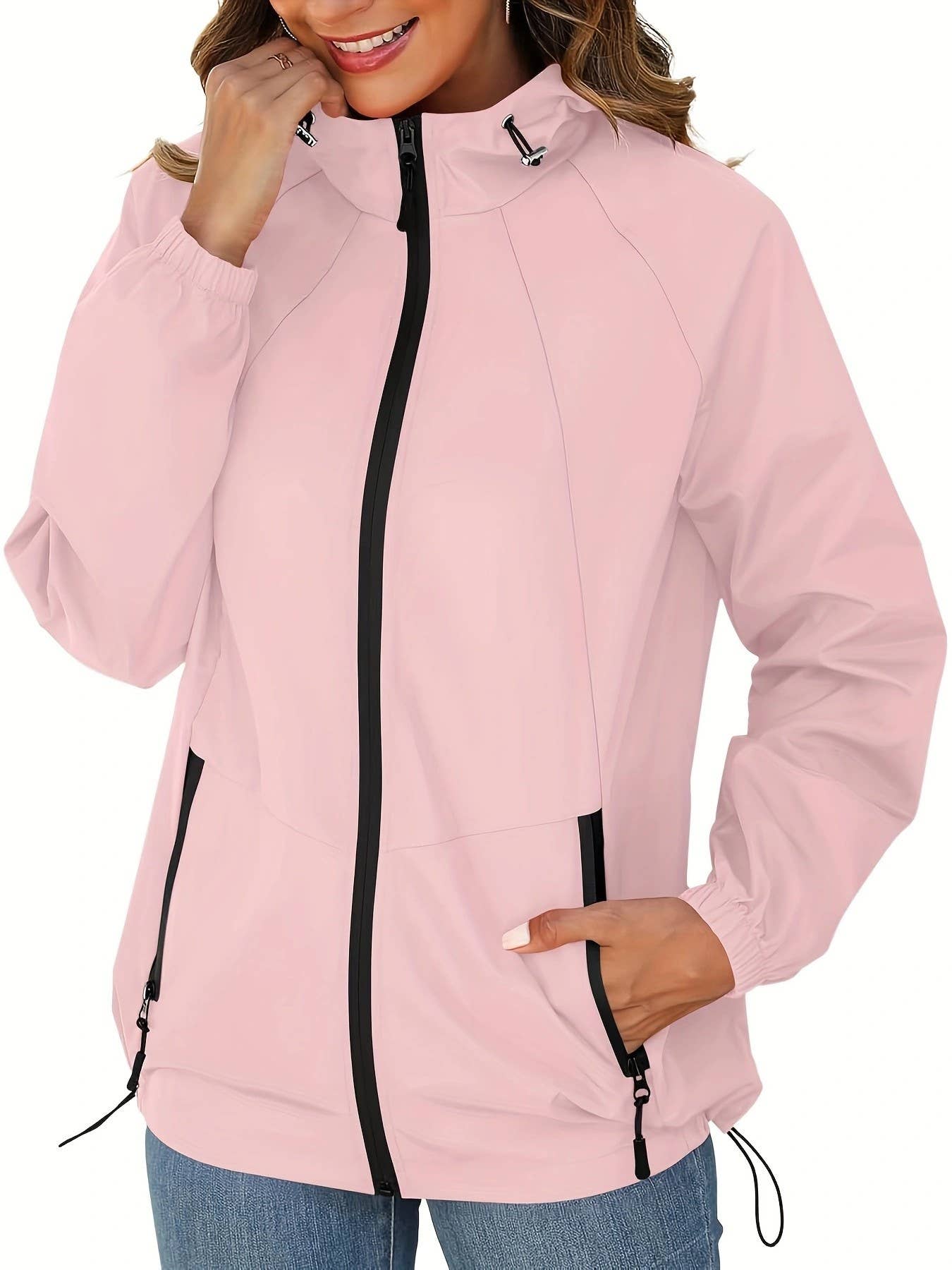 Rosa Clothing - Wholesale Jacket - Women's - Lightweight jacket hooded waterproof raincoat11